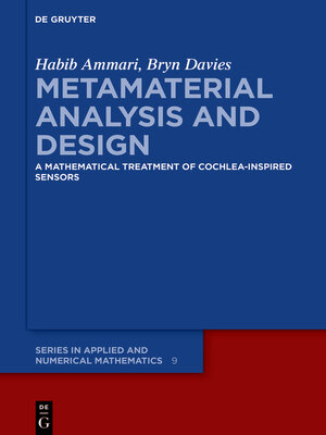 cover image of Metamaterial Analysis and Design